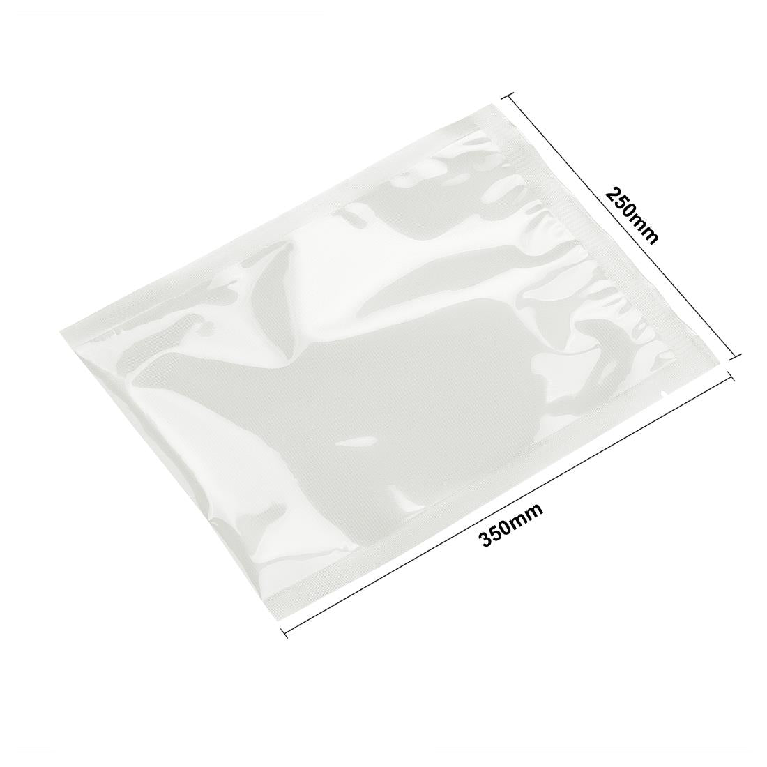Sacs gaufrés compostables pour machine sous vide Vogue 250x350mm (Lot de 50)