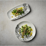 Assiettes rondes Churchill Kintsugi Accents Quartz Black Evolve 260mm (Lot de 12)