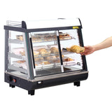 Vitrine chauffante portes avant et arriere Buffalo 96L
