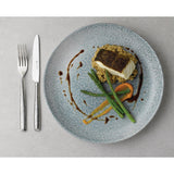 Assiettes coupe ronde Churchill Studio Prints Raku Topaz Blue 248mm (Lot de 12)