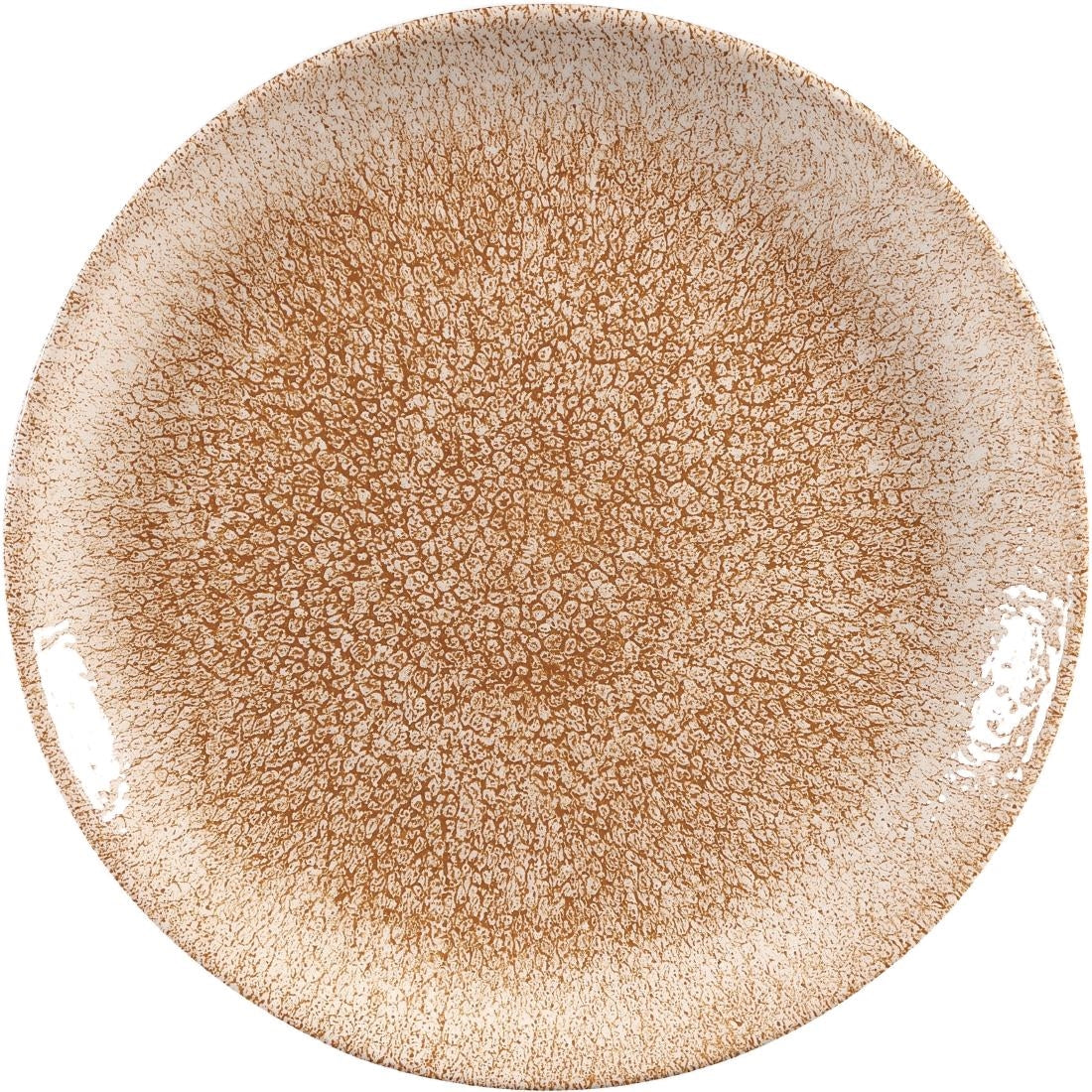 Assiettes rondes Churchill Studio Prints Raku Garnet Orange 210mm (Lot de 12)