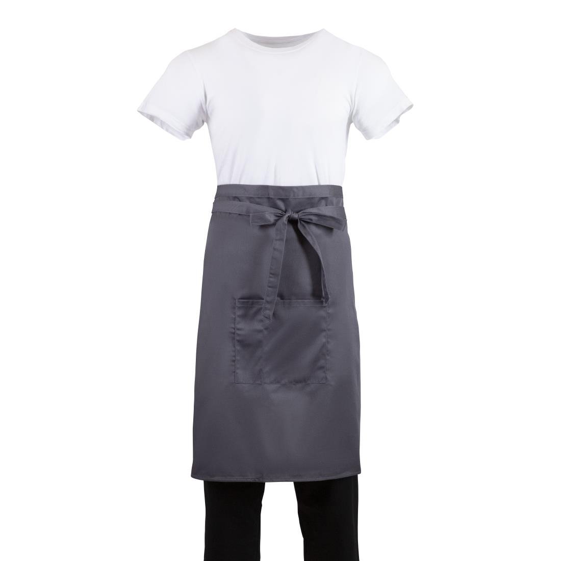 Tablier serveur Whites gris anthracite - NISBETS