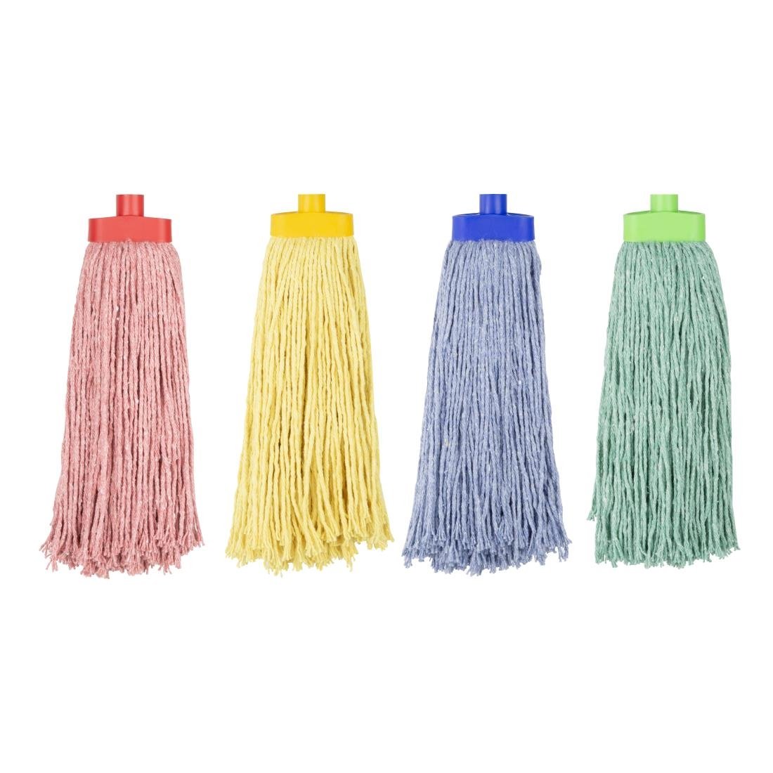Tête serpillière à franges Kentucky Jantex bleue 450g