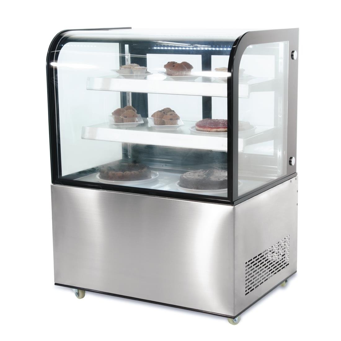 Vitrine réfrigérée horizontale à économie d'énergie Polar Série G 270L - NISBETS