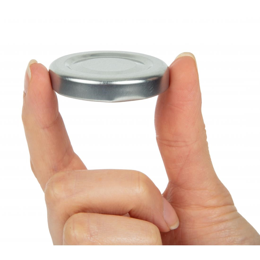 Couvercles métal pour mini bouteilles de lait (lot de 18) - NISBETS