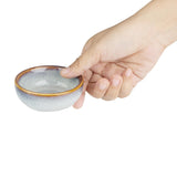 Pots à sauce Olympia Drift gris uni 78 mm (lot de 8)