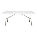 Table pliante rectangulaire Bolero blanche 1,8m - NISBETS