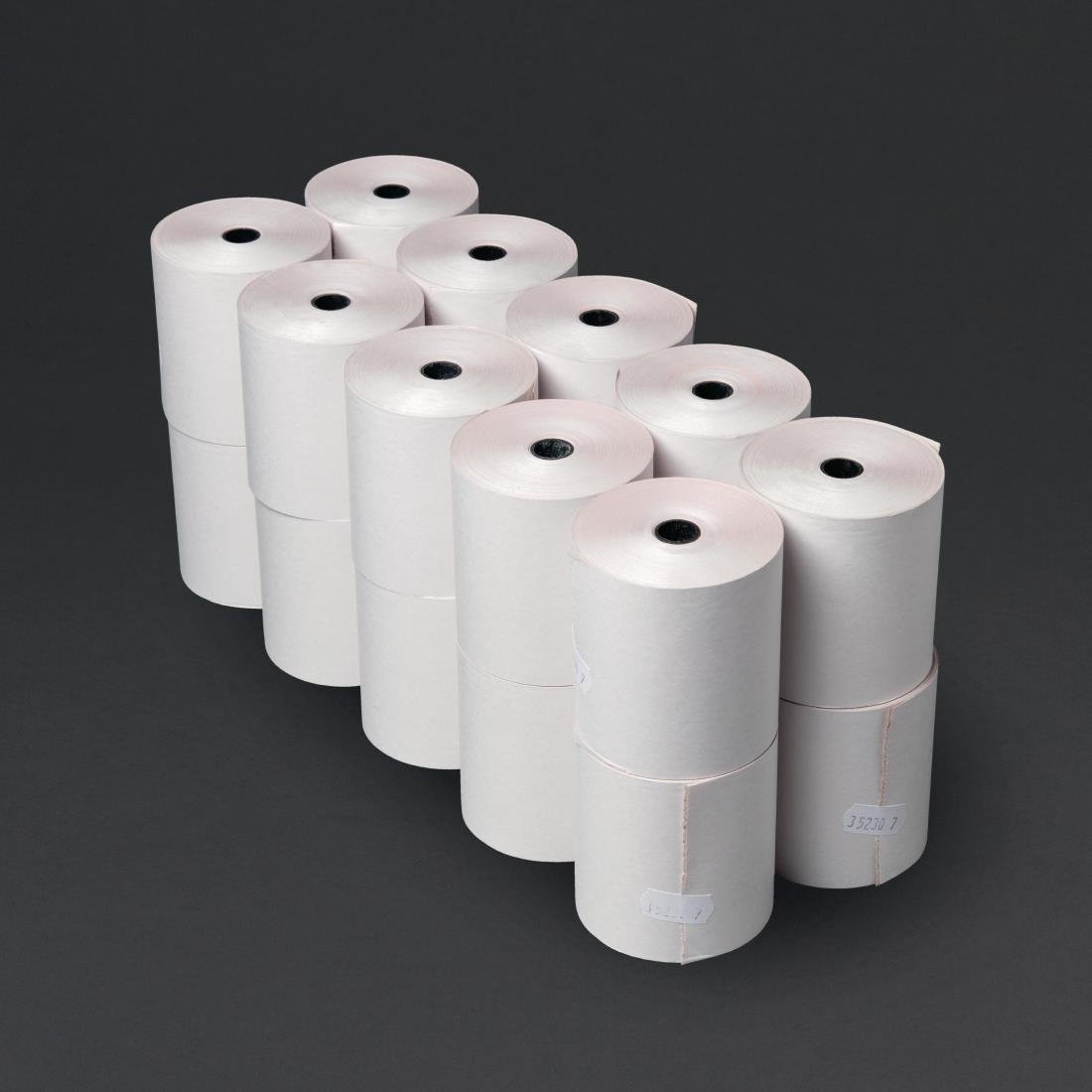 Rouleau de caisse Olympia 3 plis non thermique 75 x 70 mm (lot de 20) - NISBETS