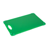 Planche à découper antidérapante professionnelle Hygiplas verte 458x306mm