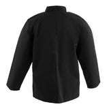 Veste de cuisine mixte Whites Vegas manches longues noire - NISBETS