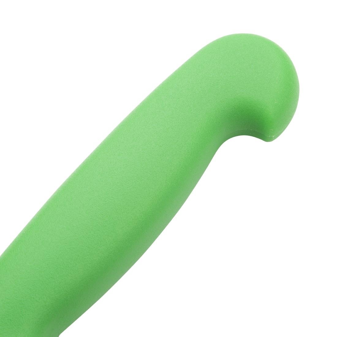 Couteau à trancher denté Hygiplas vert 25cm