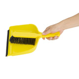 Ensemble pelle et balayette Jantex jaune