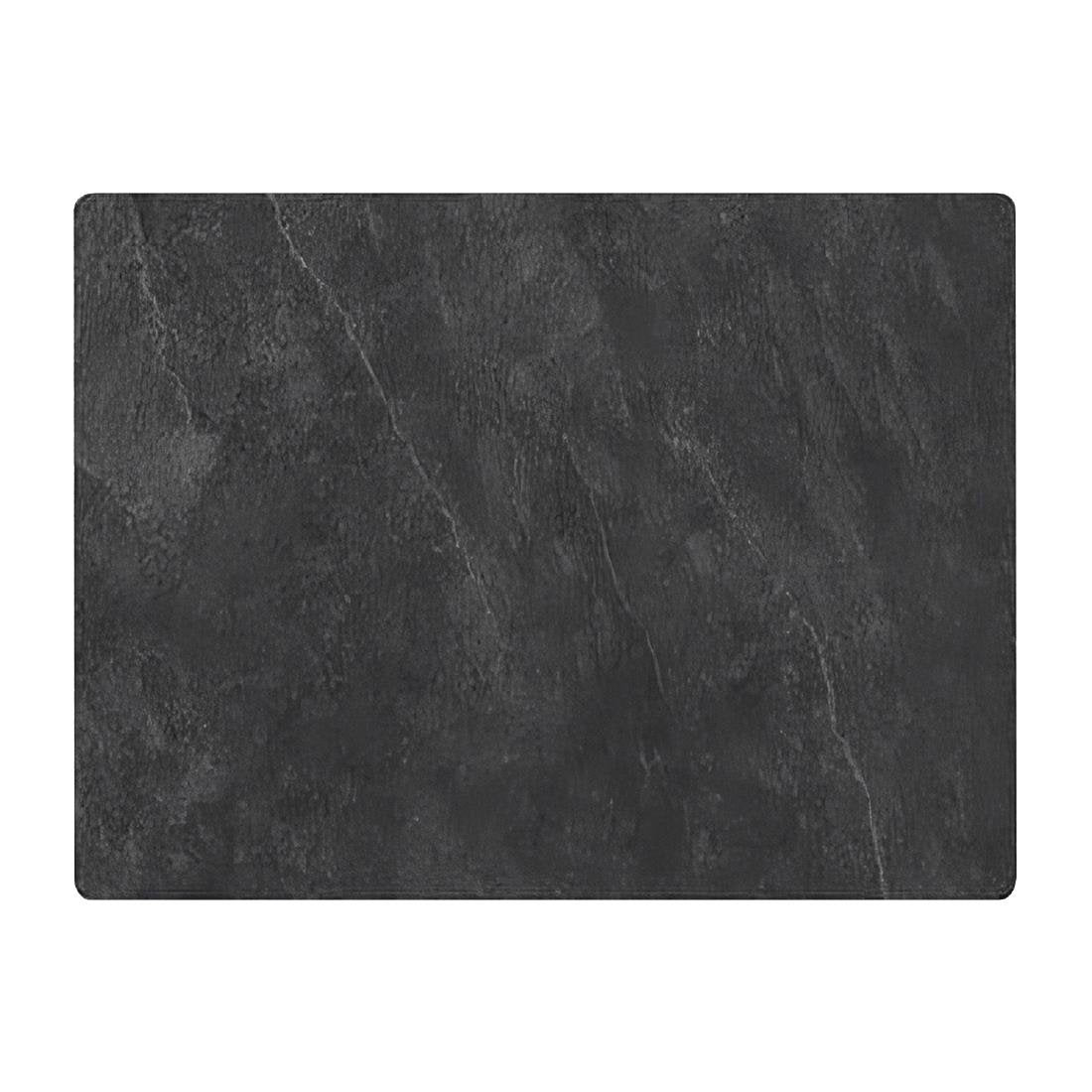 Planches de présentation en polyester bio Roltex S-Plank 40 x 30 cm ardoise (lot de 10) - NISBETS