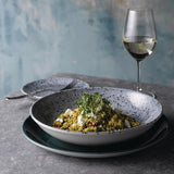 Assiettes coupes rondes Churchill Stonecast Patina Rustic Teal 40oz 248mm (Lot de 12)