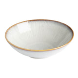 Bols évasés Olympia Drift en relief gris 205 mm (lot de 4)