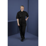 Veste col officier Southside noire - NISBETS