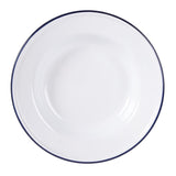 Assiette creuse en acier émaillé Olympia 245mm lot de 6
