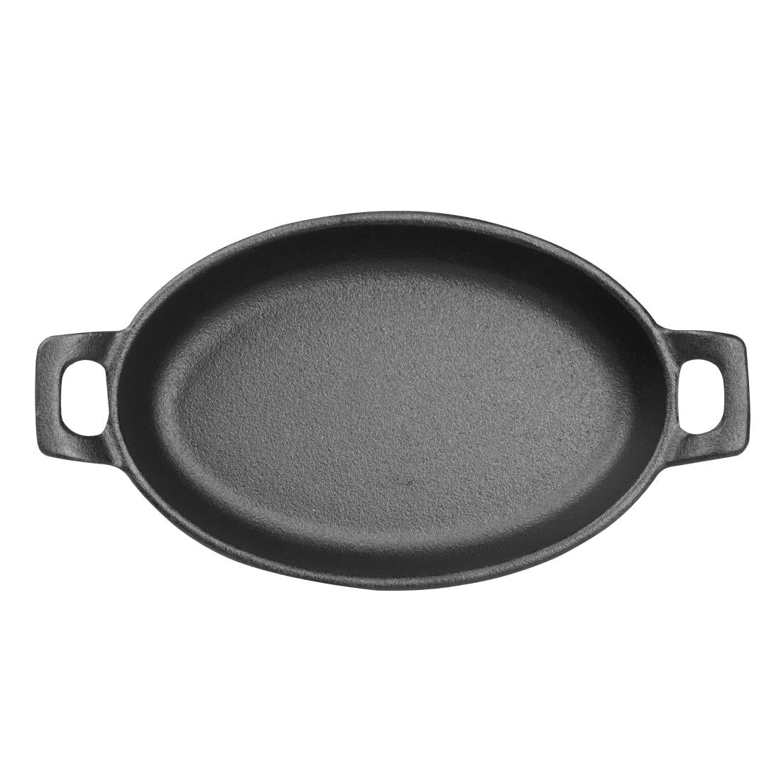 Plat à oreilles ovale en fonte Olympia 180 x 120 mm
