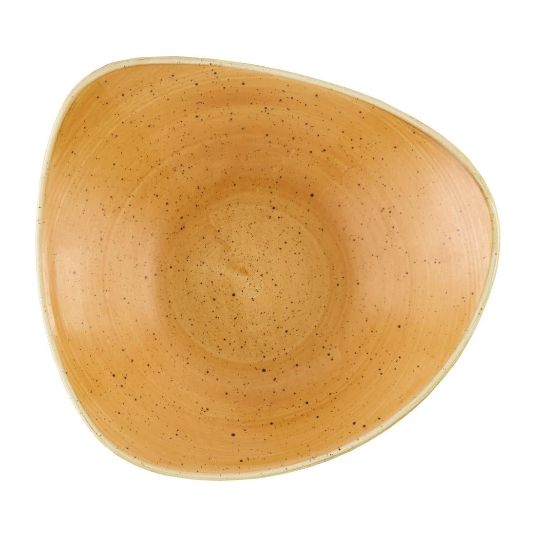 Bols triangulaires Churchill Stonecast Tangerine 235mm (Lot de 12)