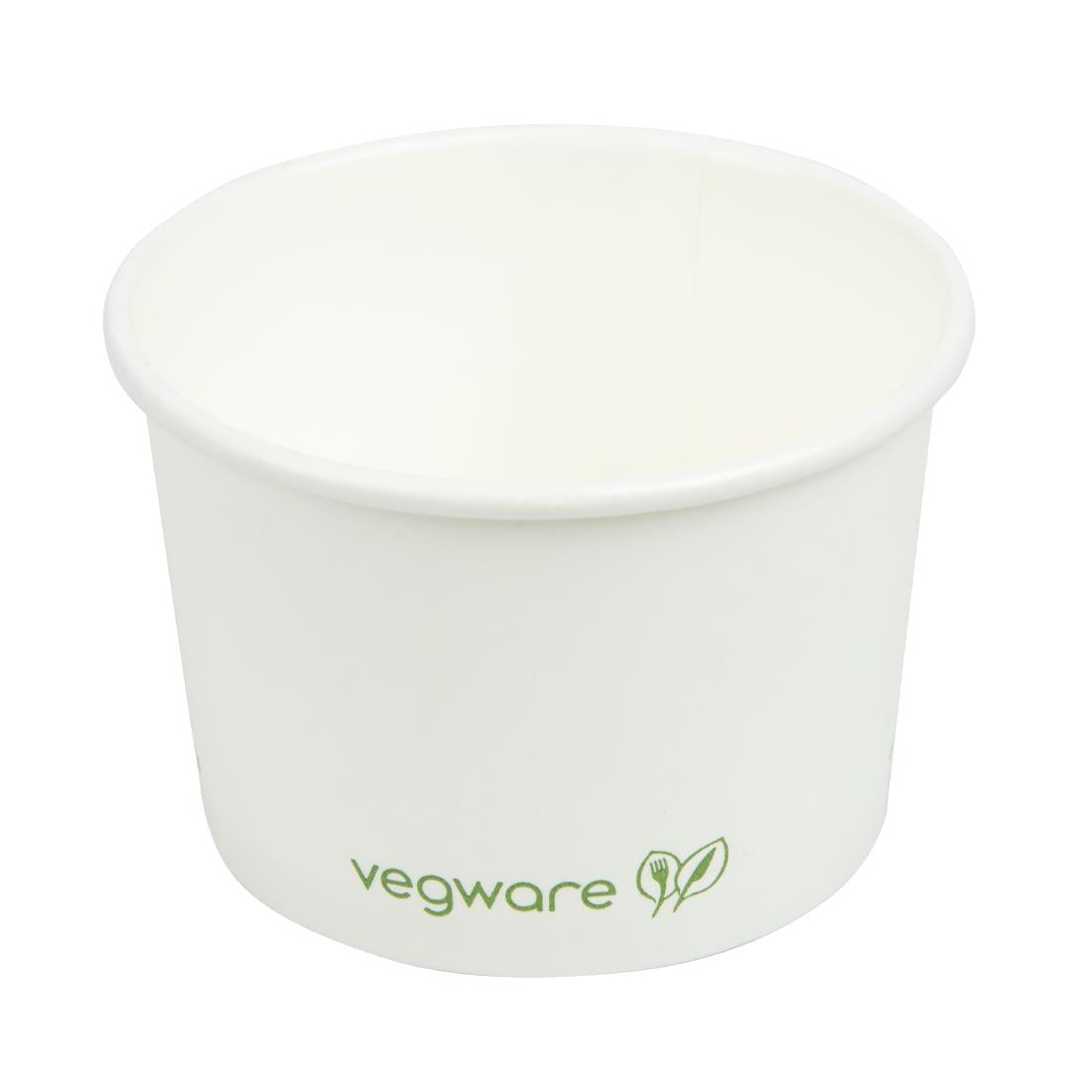 Pots pour aliments chauds compostables Vegware 110ml (Lot de 1000) - NISBETS