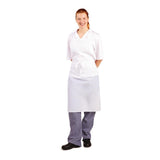 Tablier bavette déperlant Whites blanc - NISBETS