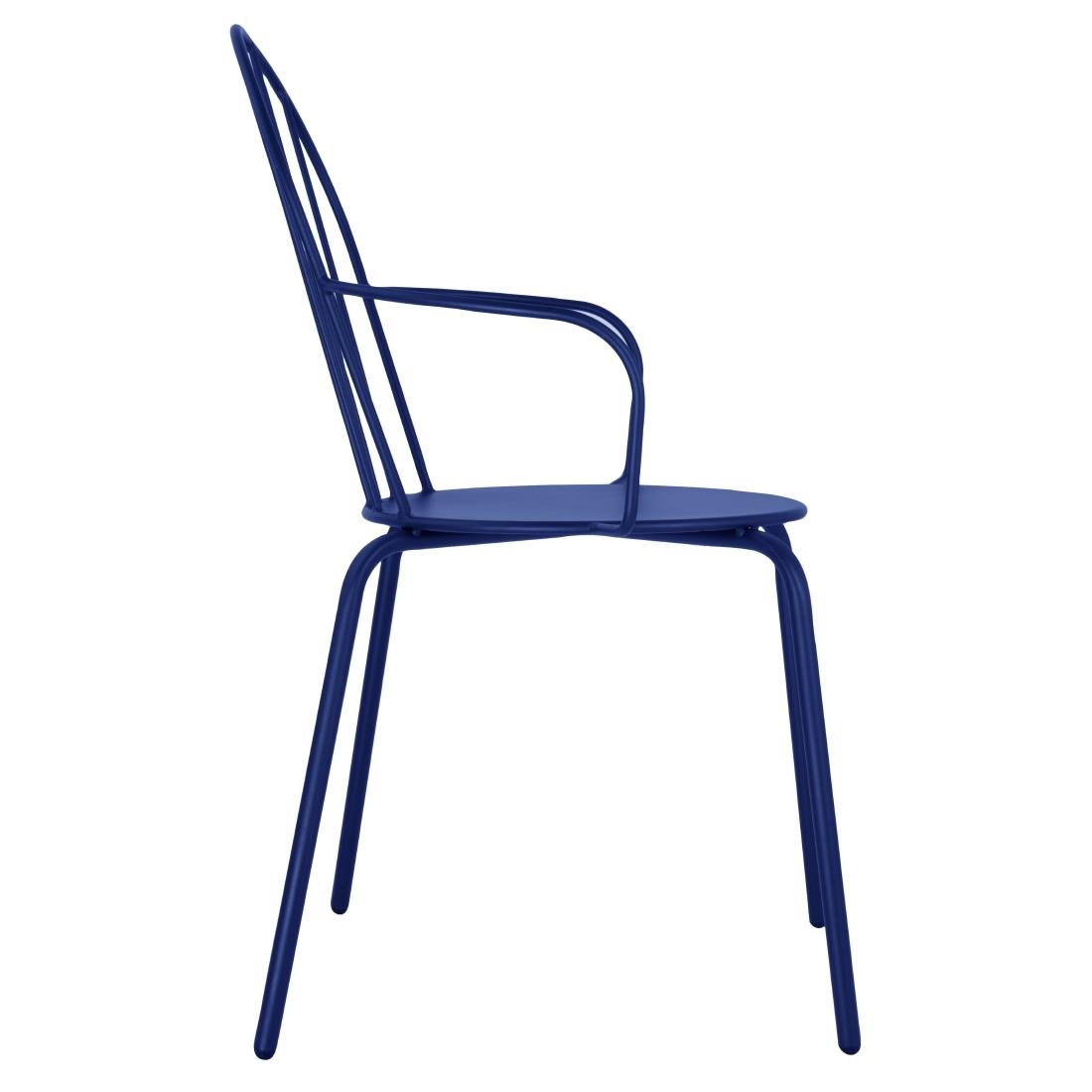 Fauteuils Bolero Adeline bleu - NISBETS