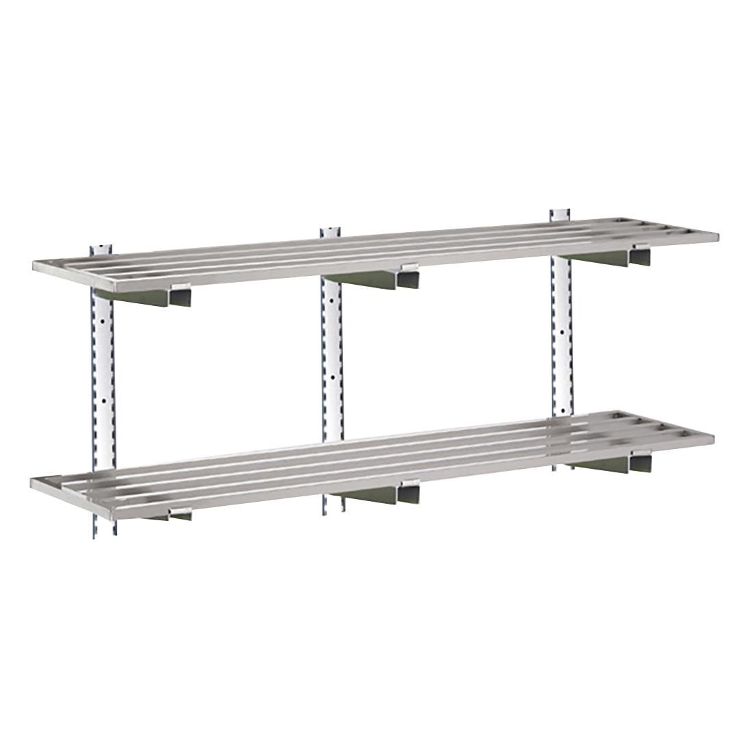 Étagère complète 2 niveaux Gastro-M 1600x400x20mm - NISBETS