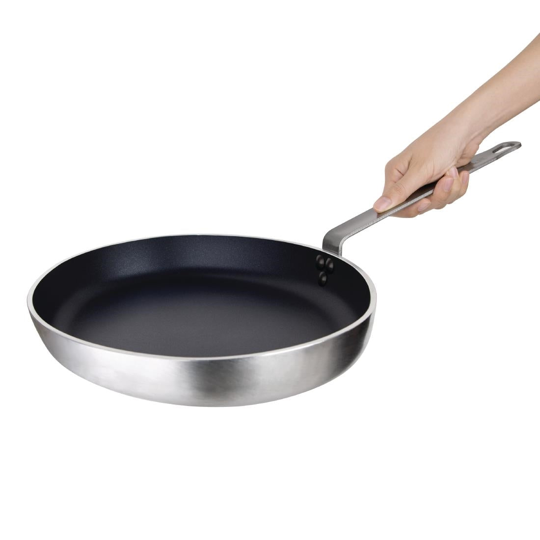 Poêle ovale en aluminium antiadhésif Vogue Teflon Platinum Plus 400mm