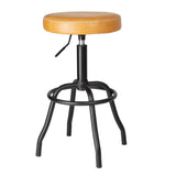 Tabouret de bar en PU Bolero Brooklyn caramel