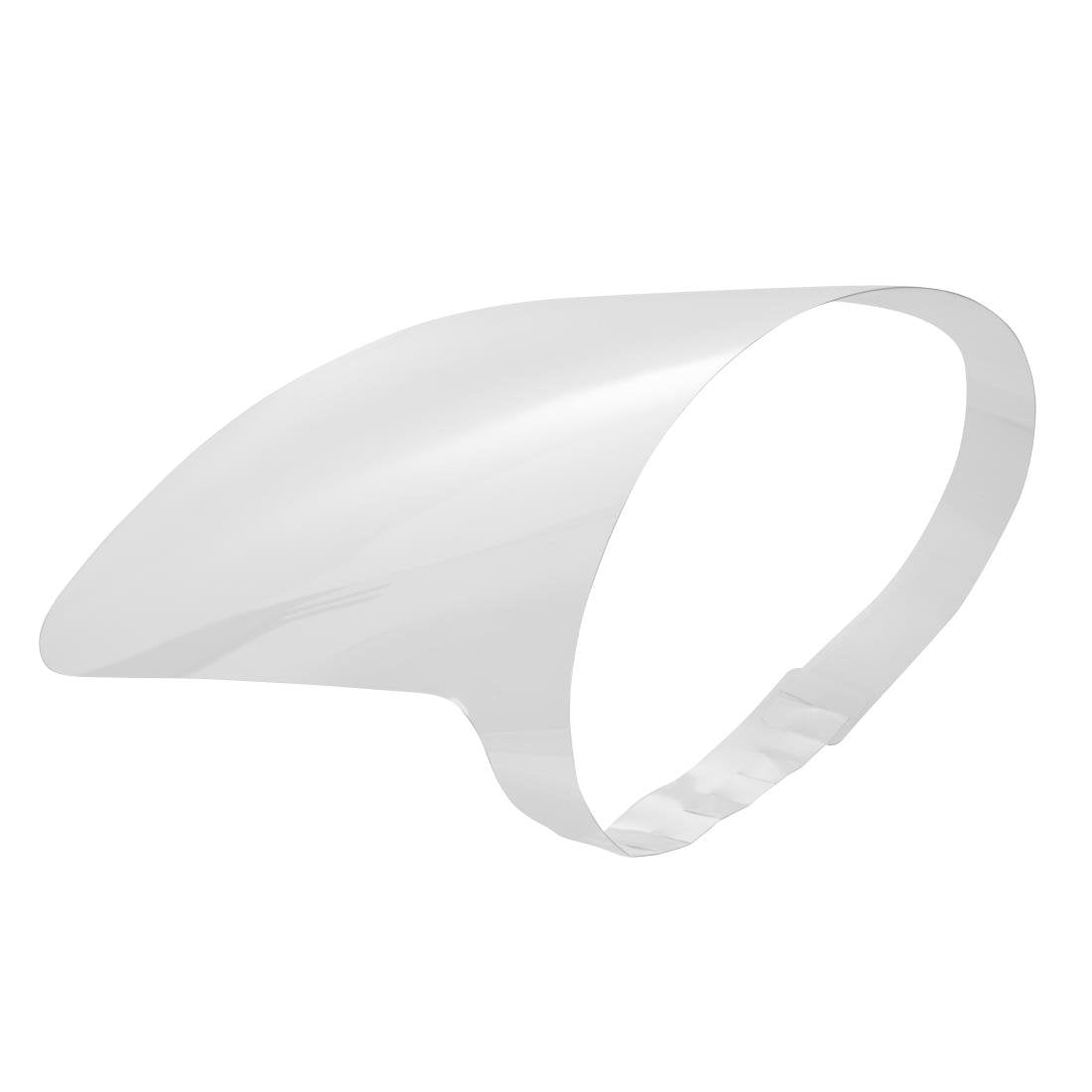 Visière de protection en plastique eGreen (Lot de 10) - NISBETS