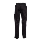 Pantalon de cuisine mixte Chef Works Slim Fit Cargo noir - NISBETS