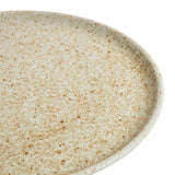 Assiettes plates beige moucheté Olympia Canvas 26,5 cm  (Lot de 6) - NISBETS