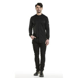 Veste de cuisine homme noire Chaud Devant Fratello UFX taille XL - NISBETS