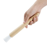 Pinceau à pâtisserie rond à manche en bois Vogue 25 mm - NISBETS