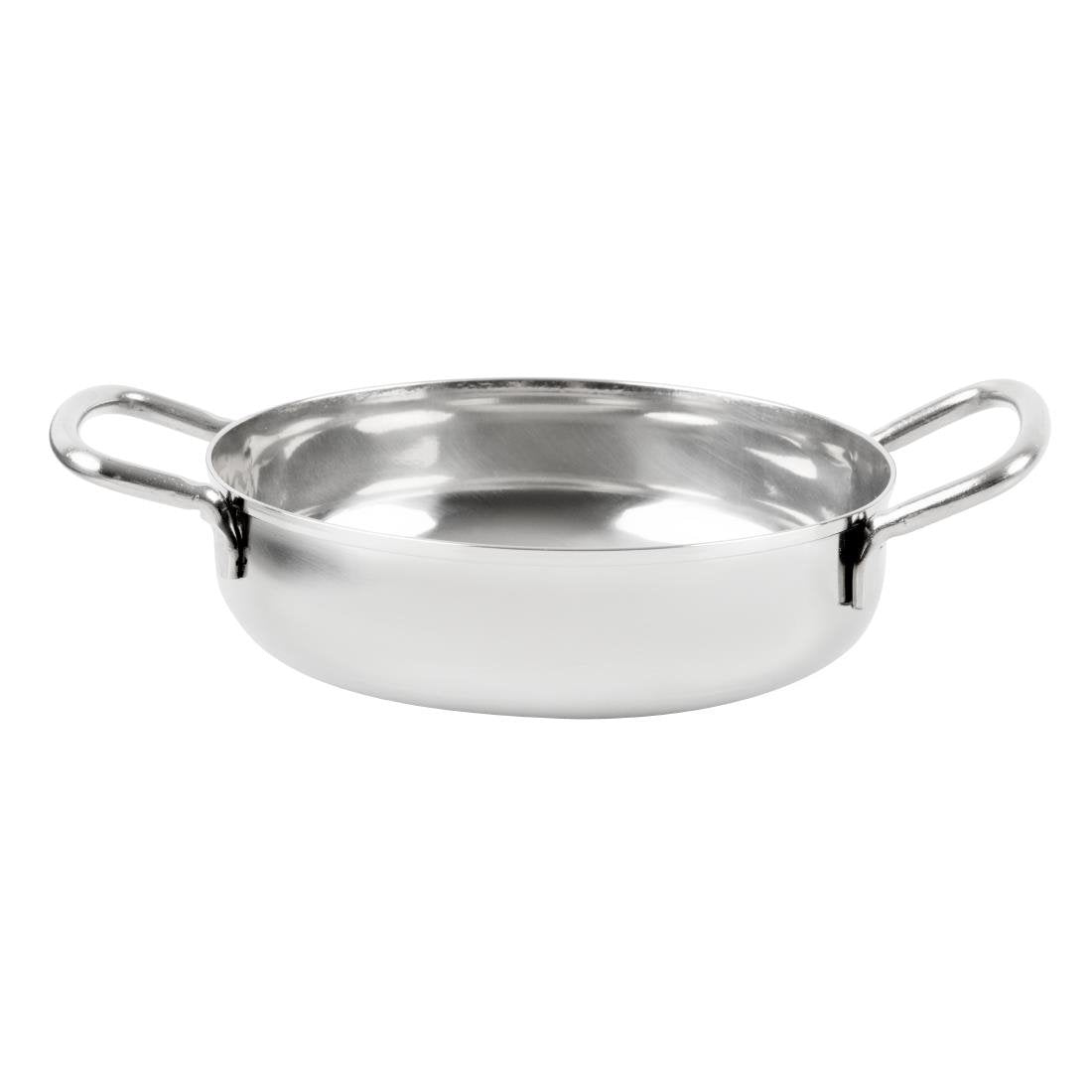 Plat en inox double poignée Olympia Table Presentation 125 mm