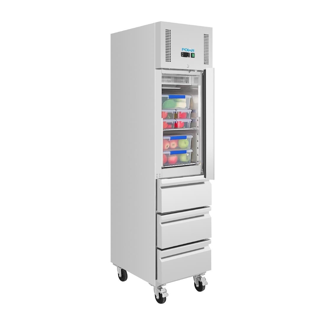 Armoire réfrigérée positive GN slimline 1 porte - NISBETS