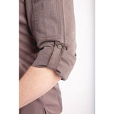 Veste de cuisine mixte légère à fermeture éclair Hartford Chef Works Urban gris graphite M - NISBETS