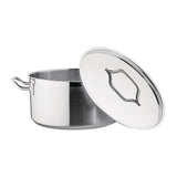 Braisière inox avec couvercle Nisbets Essentials 32 cm
