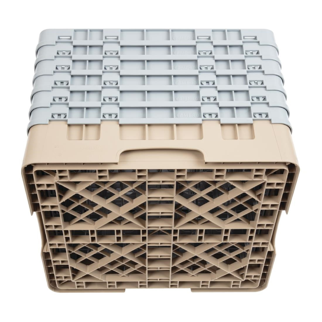 Casier à verres 36 compartiments Camrack Cambro beige hauteur max 298mm - NISBETS