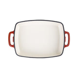 Lot de 3 plats en fonte Vogue rouges