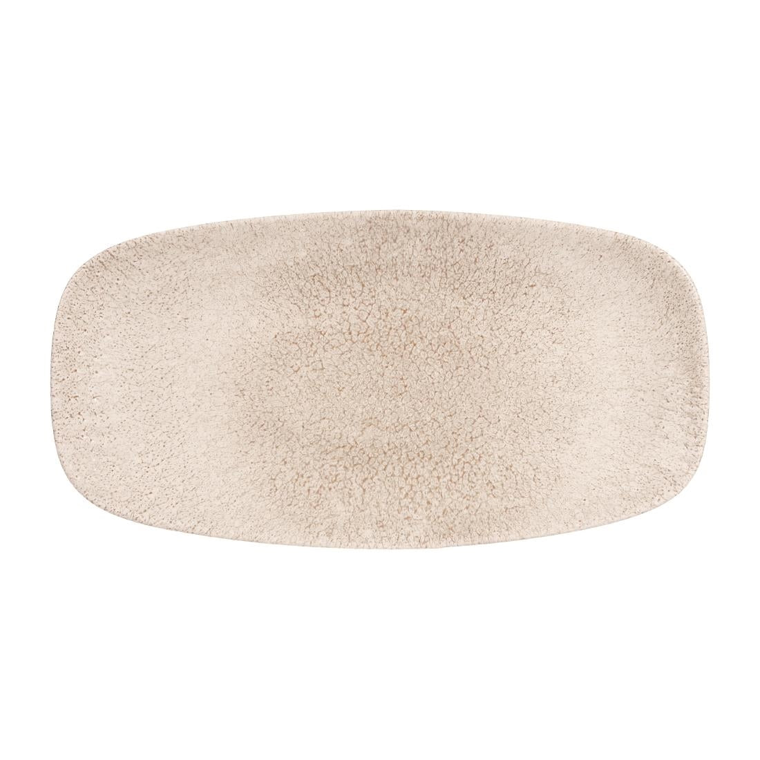 Assiettes oblongues Churchill Studio Prints Raku Agate Grey 298mm (Lot de 12)