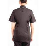 Veste de cuisine femme zippée légère Springfield Chef Works noire - NISBETS