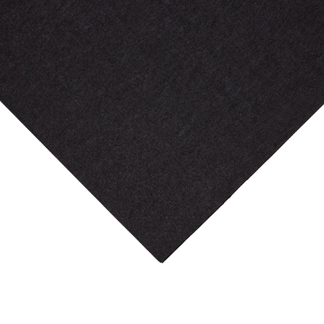 Serviettes diner 3 plis Fiesta Recyclable noires 40x40cm pliage 1/8 (Lot de 1000) - NISBETS
