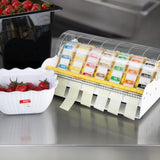 Distributeur métallique multi-étiquettes Hygiplas 25mm - NISBETS