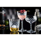 Verres à martini Utopia Raffles Diamond 190 ml (lot de 6)