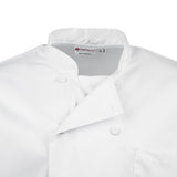 Veste de cuisine mixte blanche à manches longues Chef Works Calgary Cool Vent - NISBETS