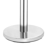 Barrière rétractable en inox poli Bolero sangle noire 3 m (lot de 2) - NISBETS