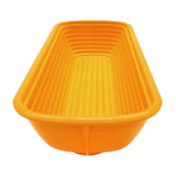 Panier de fermentation rectangulaire Schneider orange 1kg - NISBETS