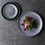 Assiettes coupes rondes Churchill Stonecast Patina Rustic Teal 40oz 248mm (Lot de 12)