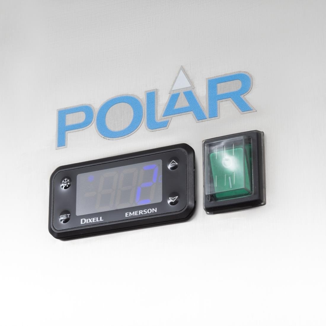 Vitrine réfrigérée négative double porte économe en énergie Polar Série U